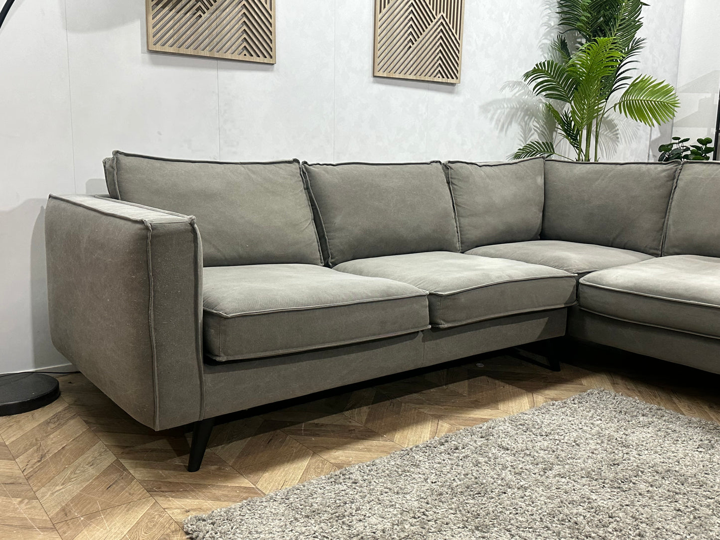 Grijze Hoekbank ~ Inruilvoordeel