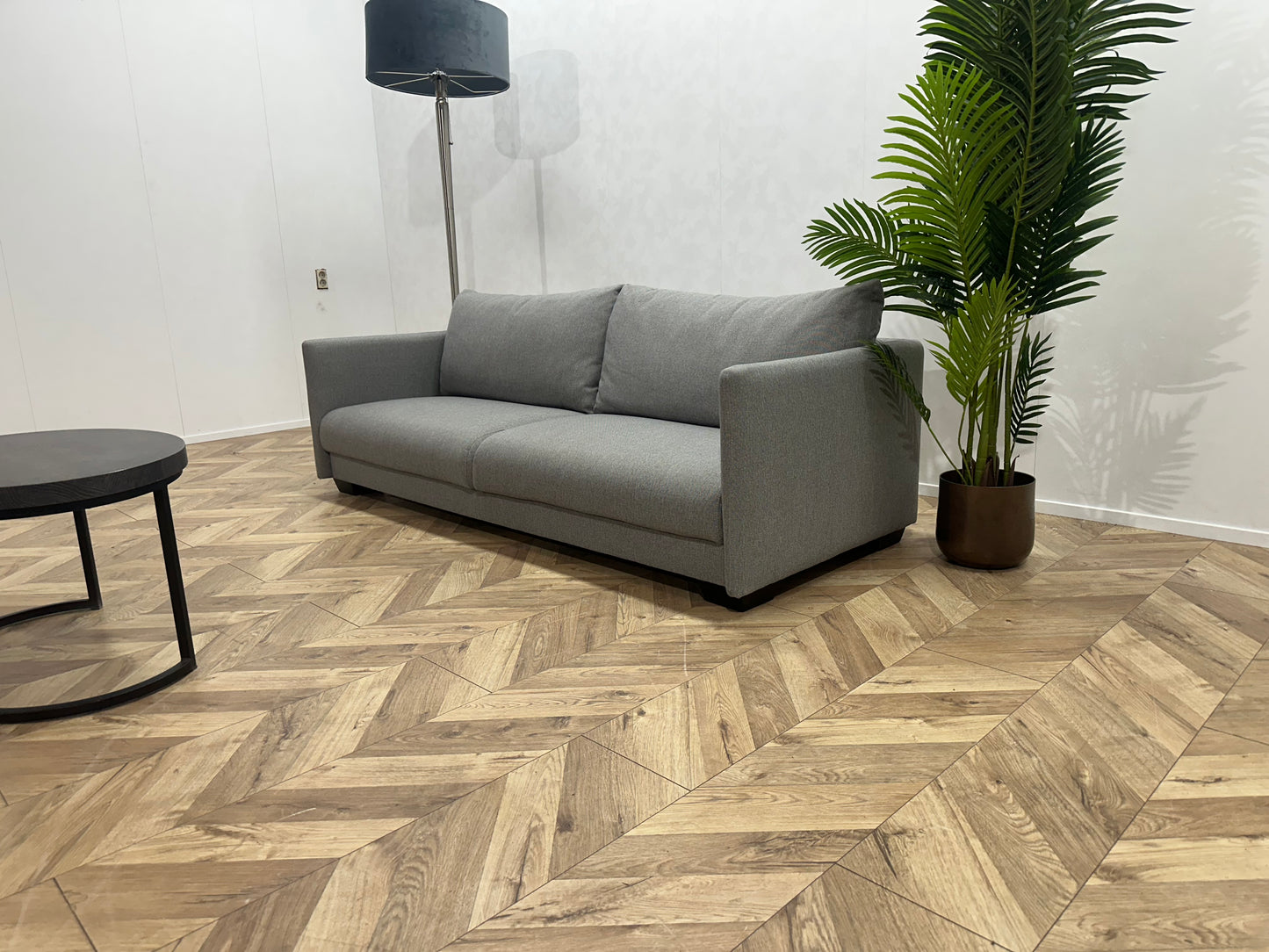 Licht Grijze 3-Zits Bank ~ Nieuwstaat