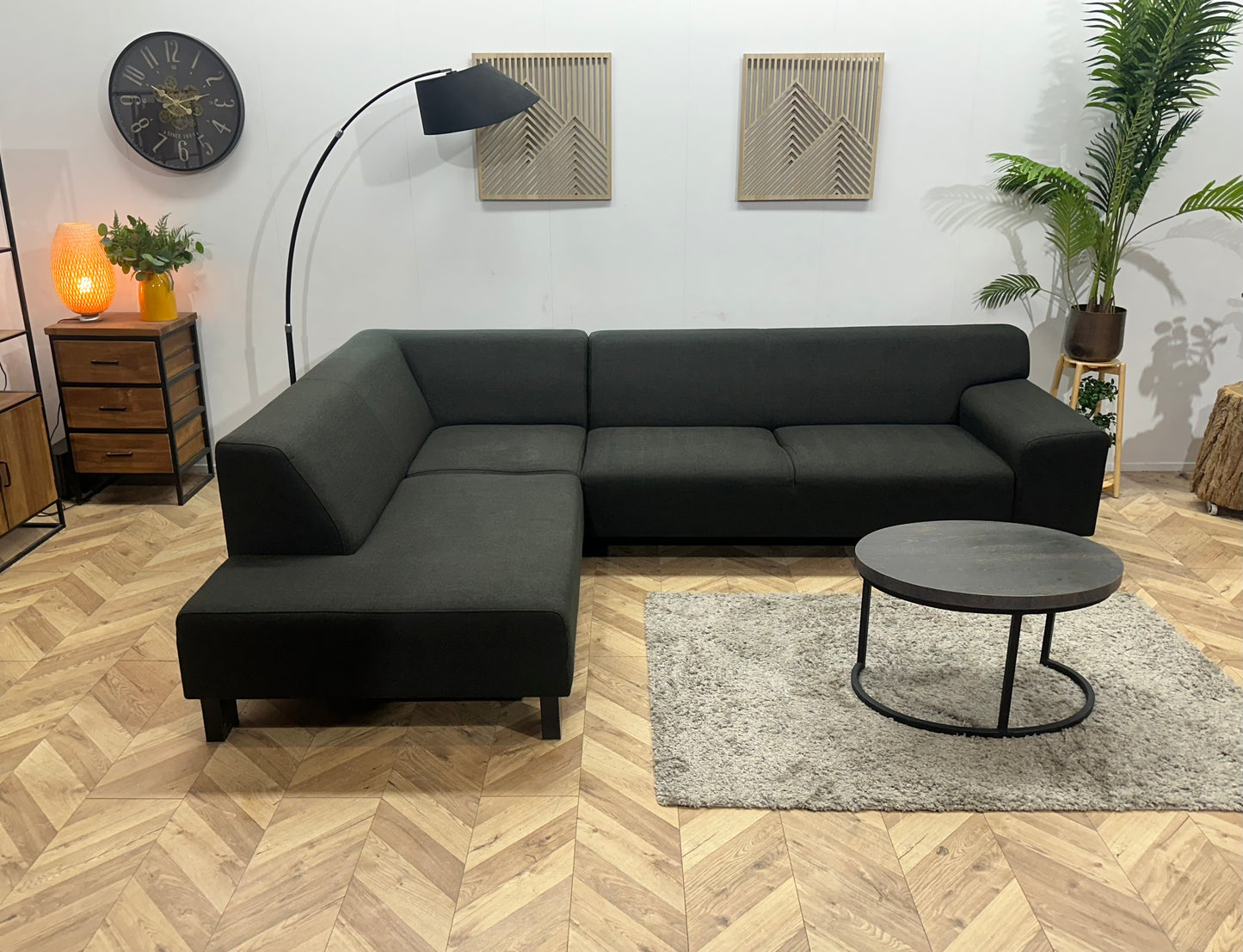Zwarte Hoekbank ~ Inruilvoordeel