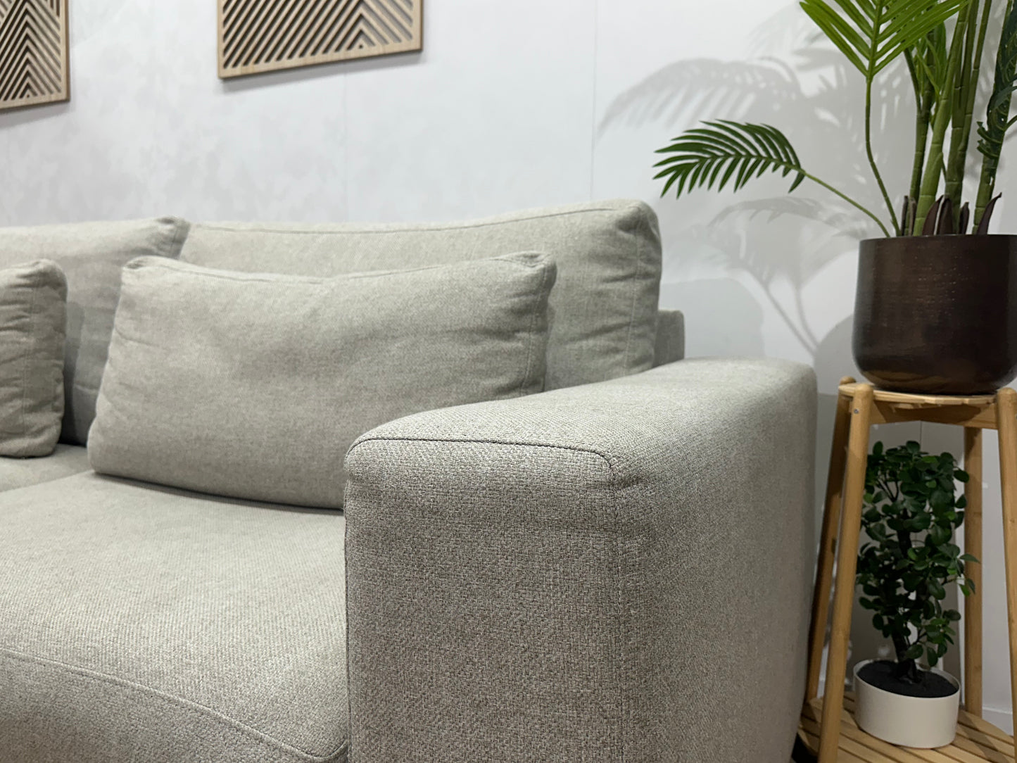 Licht Grijze 2.5-Zits Bank Inc Fauteuil ~ Losse Kussens Met Afneembare Hoezen