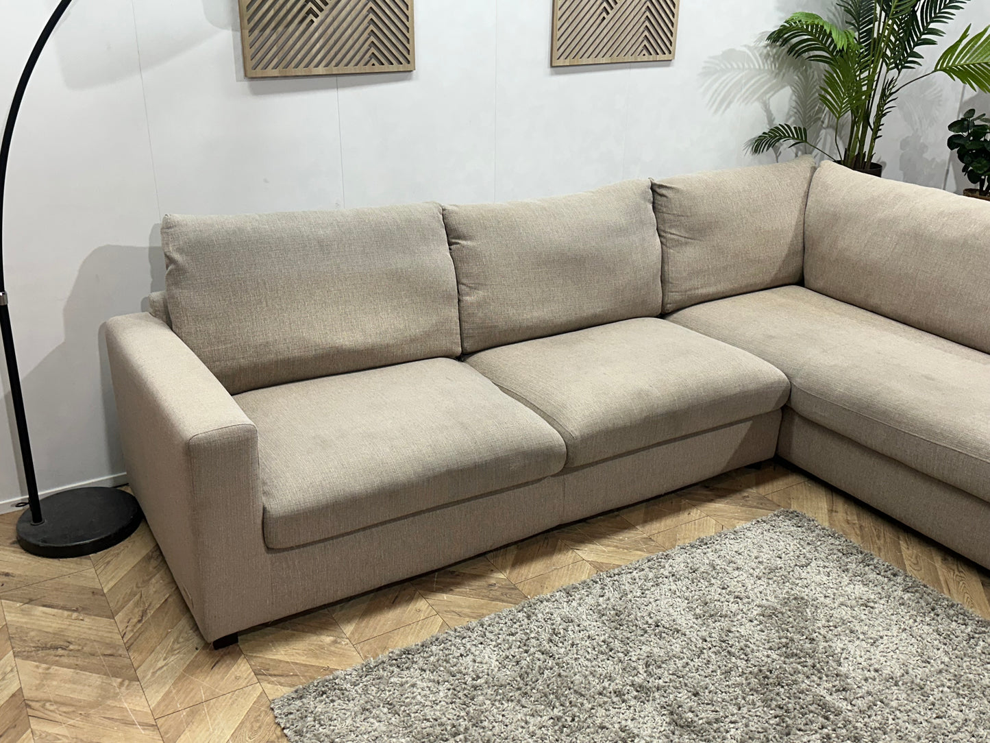 Beige Hoekbank ~ Inruilvoordeel