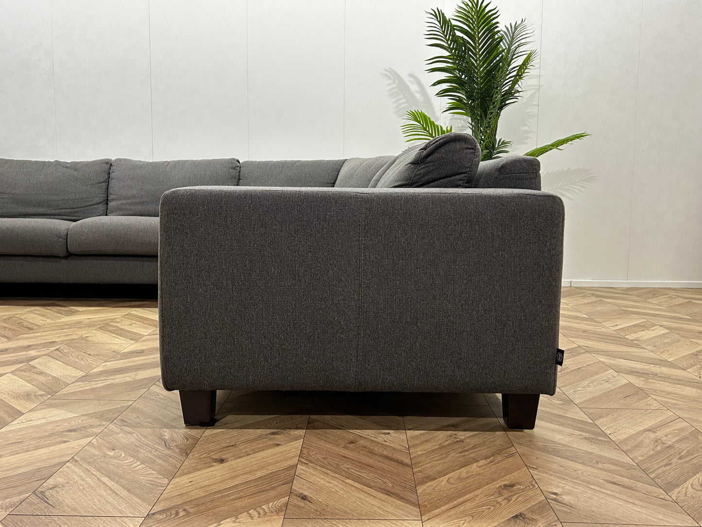 H&H Grijze U Bank ~ Losse Kussens Met Afneembare Hoezen