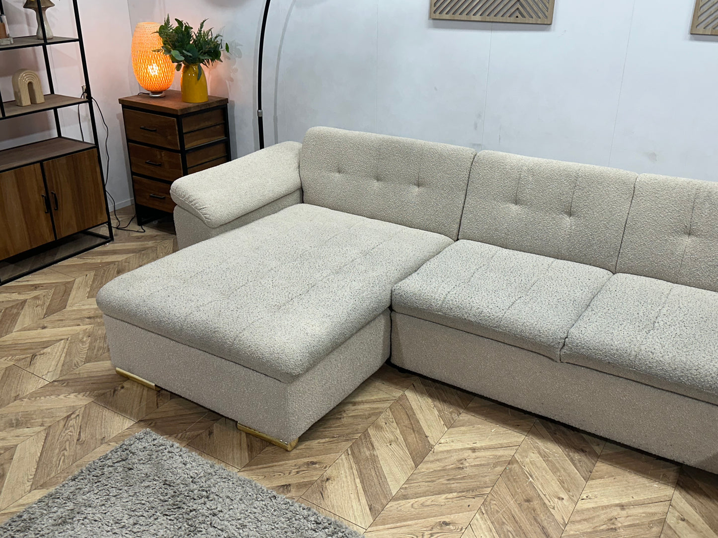 Witte Bouclé Stoffen U Bank ~ Inruilvoordeel