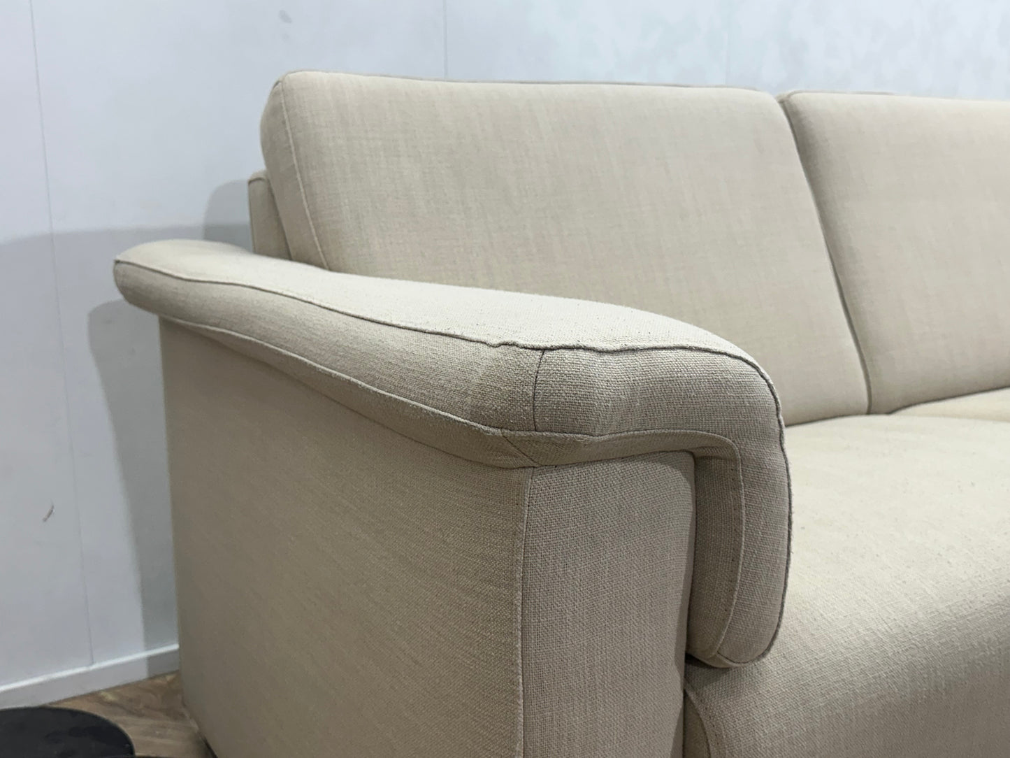 HB Lifestyle Crème Hoekbank ~ Vaste Kussens