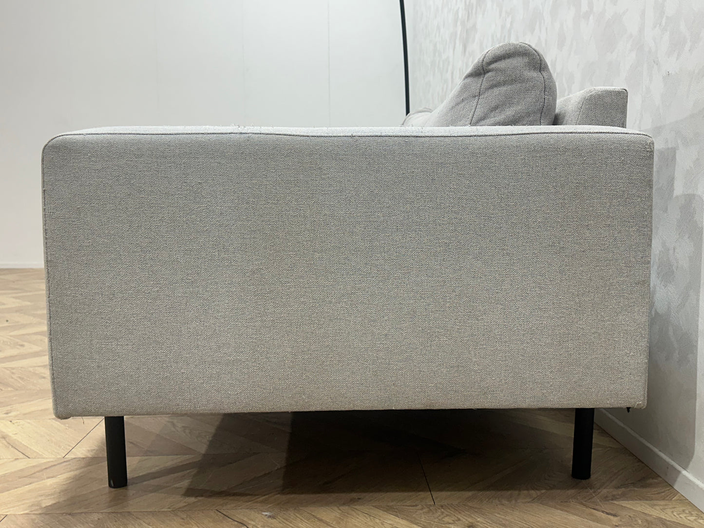 Licht Grijze 2.5-Zits Bank ~ Losse Kussens Met Afneembare Hoezen