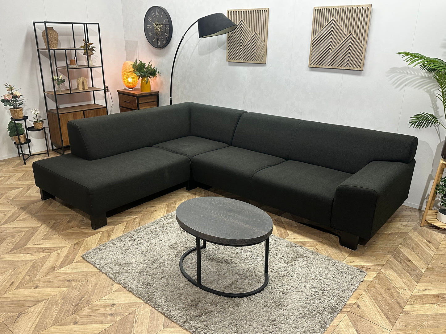 Zwarte Hoekbank ~ Inruilvoordeel