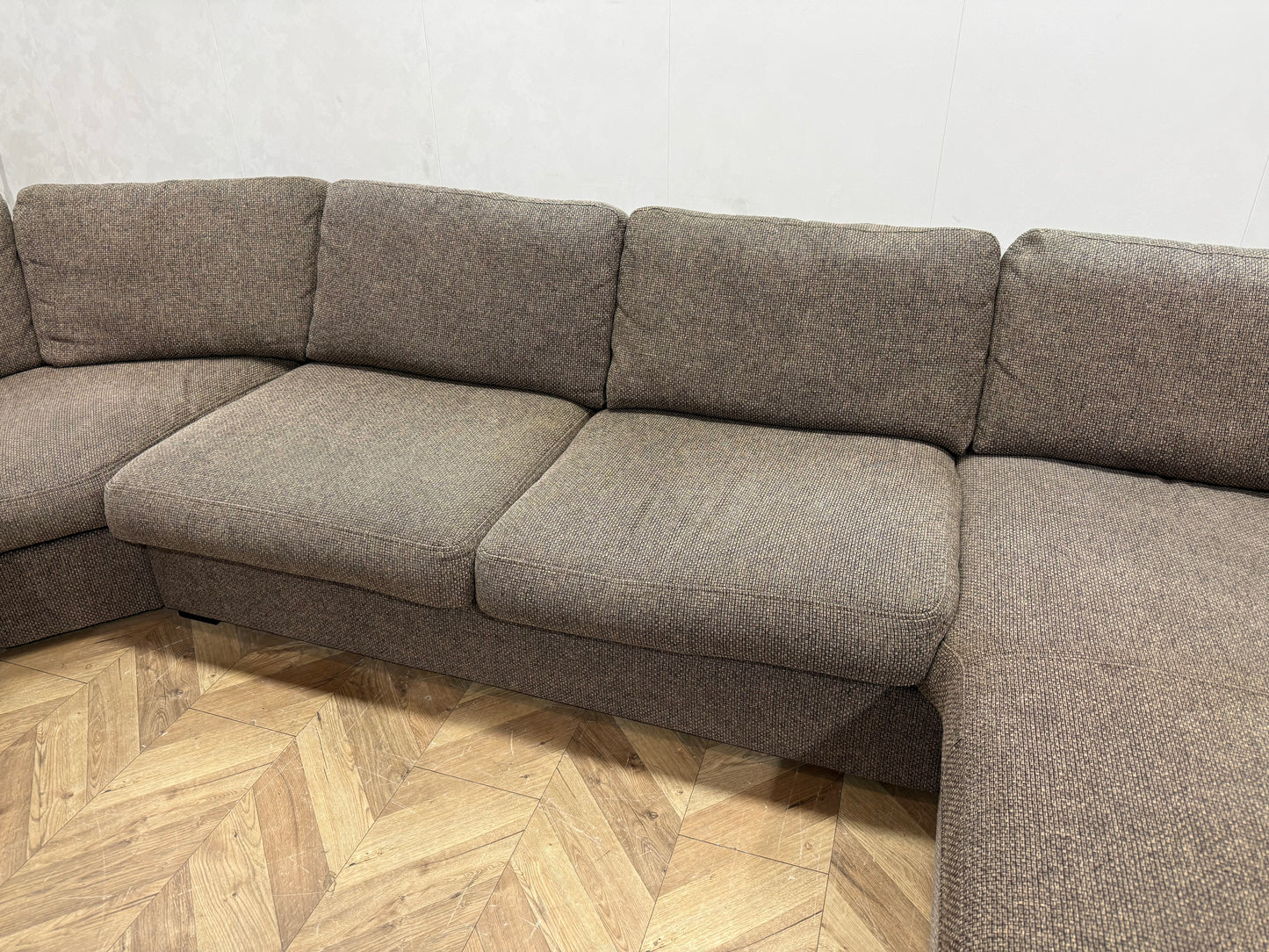 Bruine Stoffen U Bank ~ Losse Rugkussens