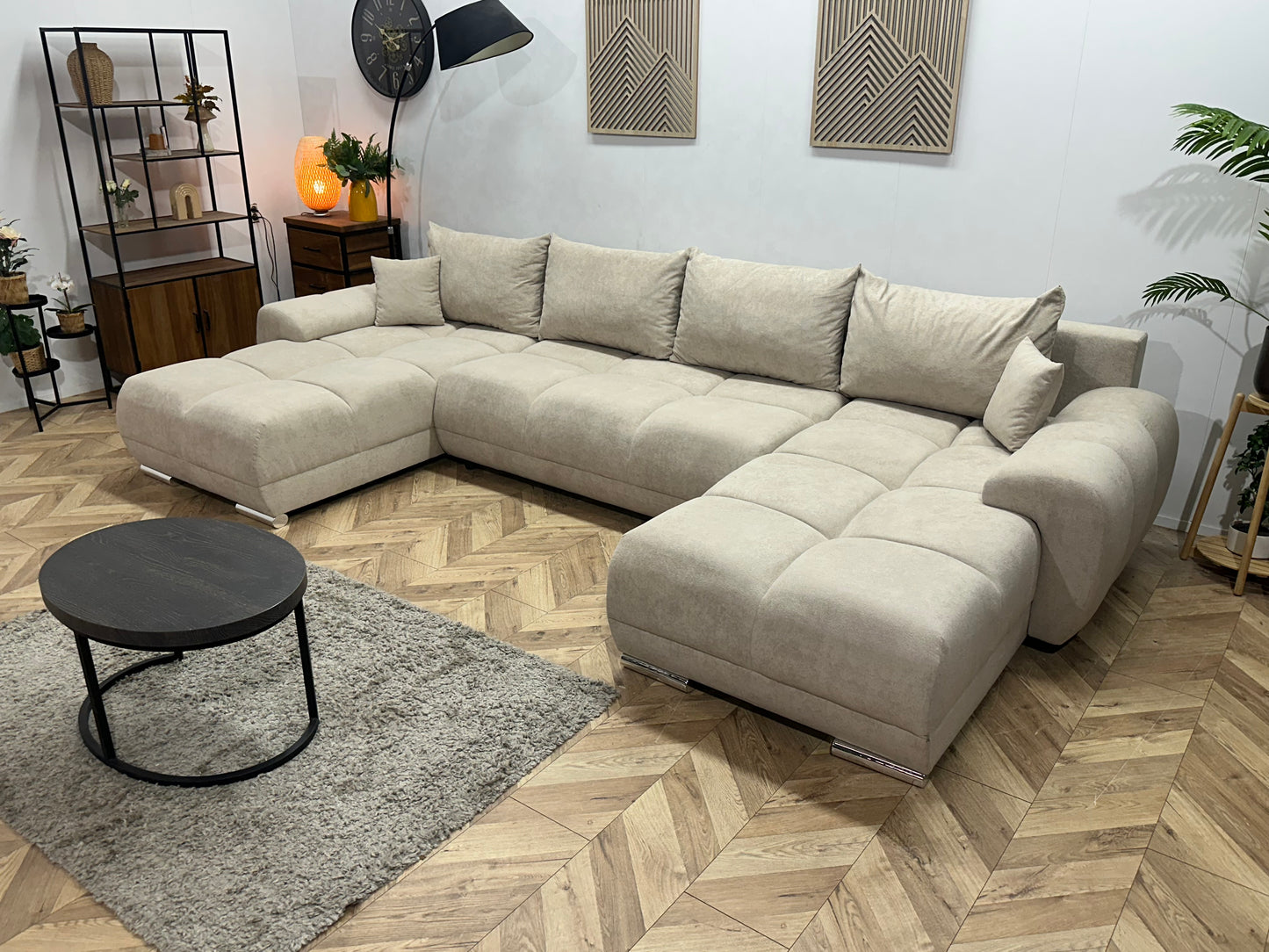 !Showroommodel! Crème Velvet U Bank