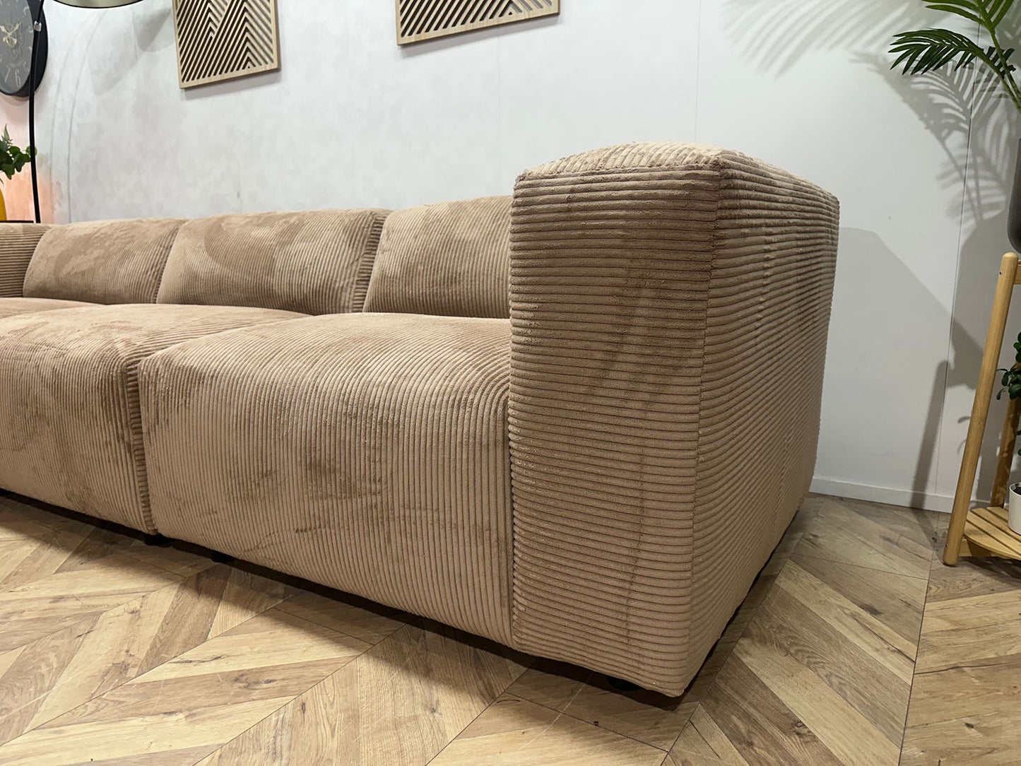 Hoekbank Amersfoort XL Ribstof