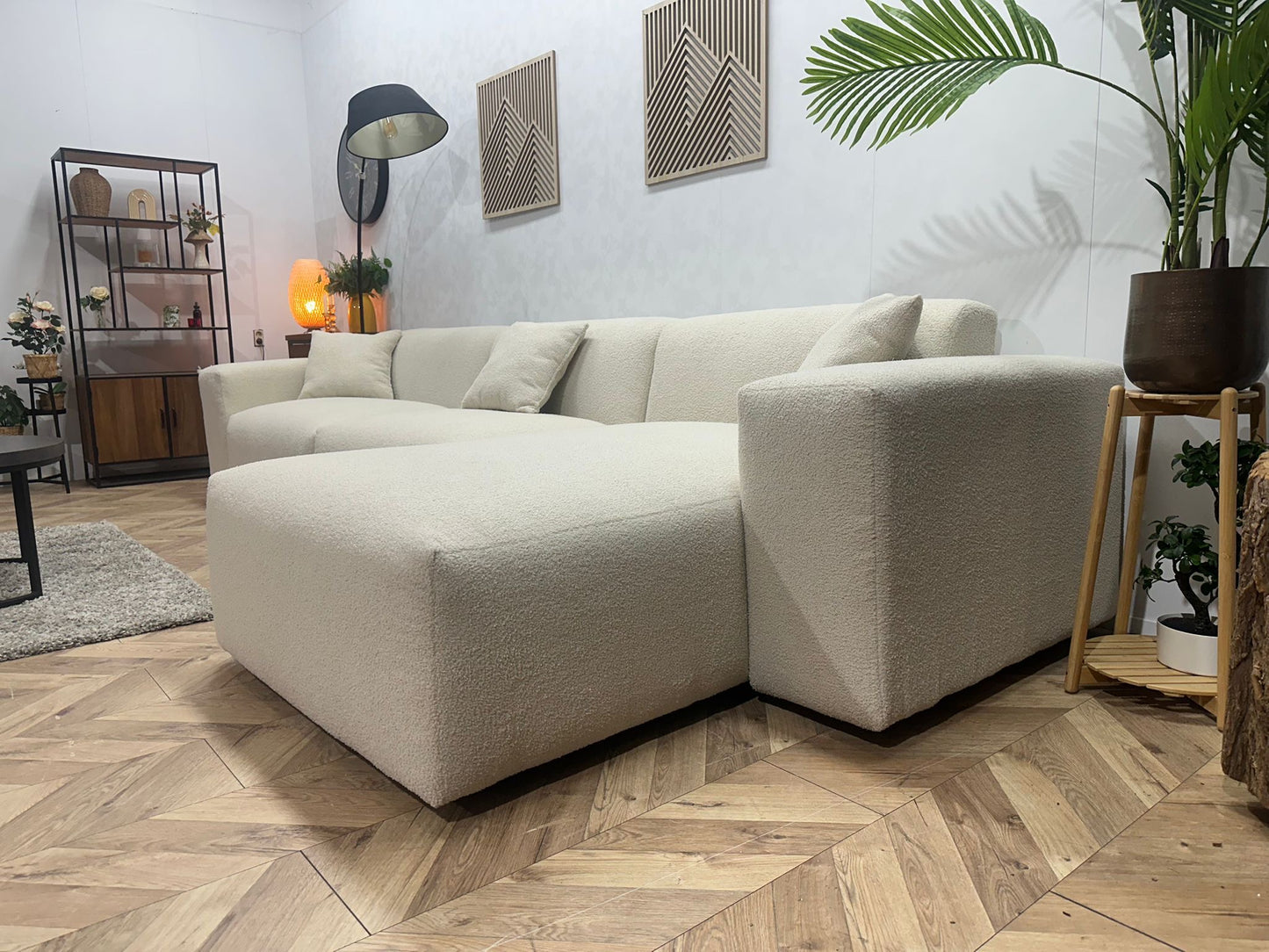 Hoekbank Den Haag XL Bouclé