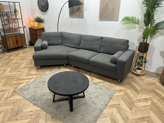 Antraciet Design Hoekbank ~ Losse Kussens Met Afneembare Hoezen