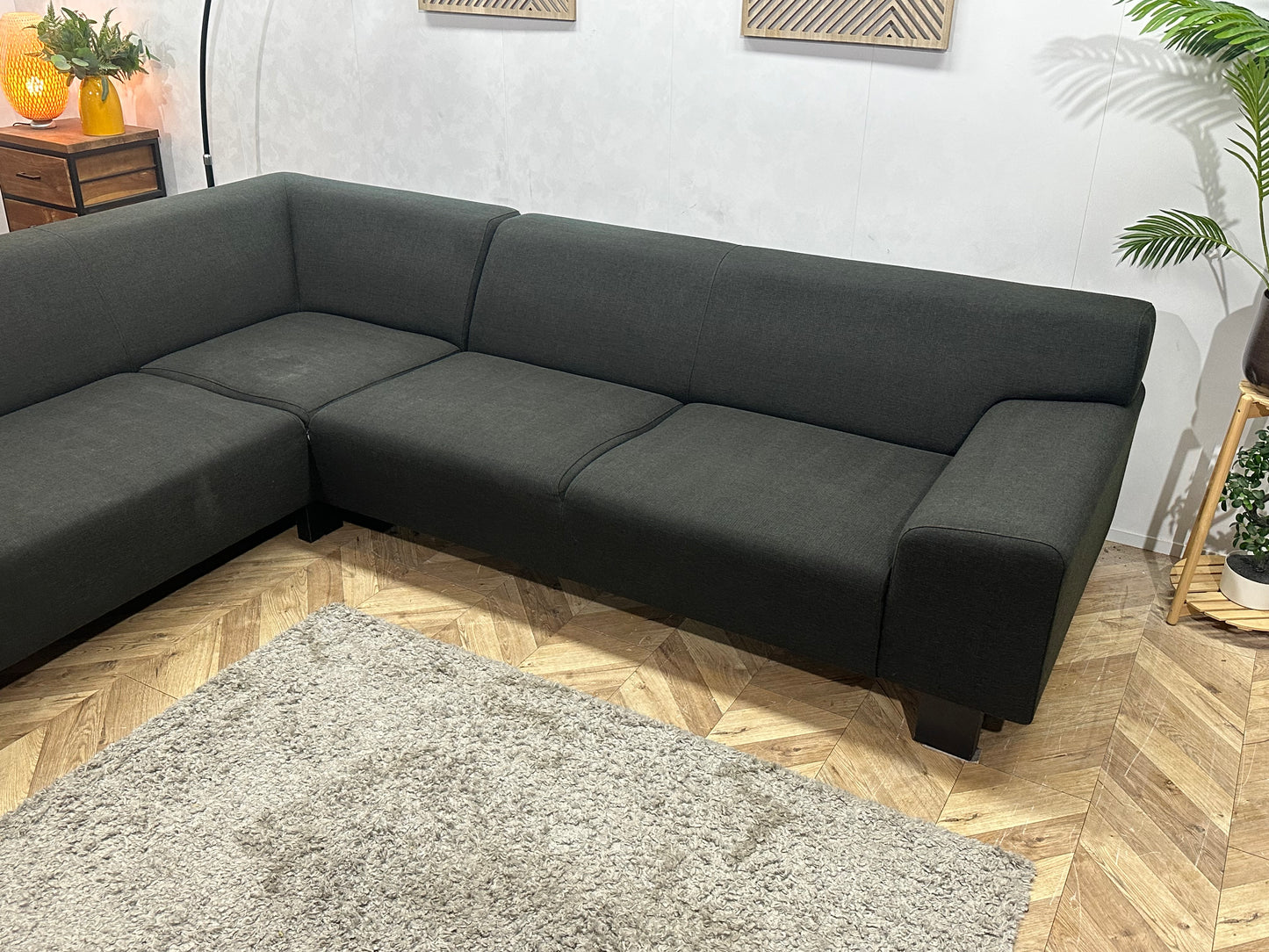 Zwarte Hoekbank ~ Inruilvoordeel