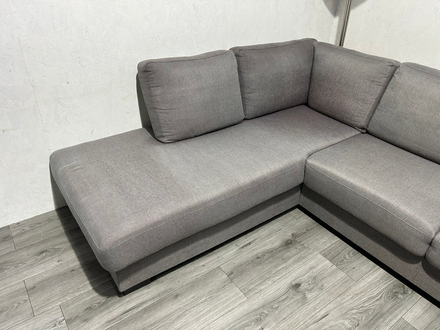 Licht Grijze U Bank ~ Losse Rugkussens Met Afneembare Hoezen
