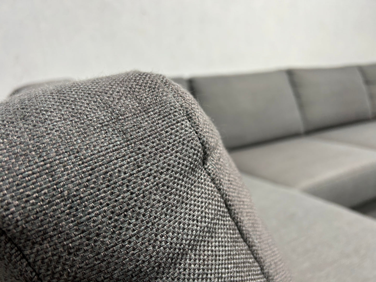 Licht Grijze U Bank ~ Losse Rugkussens Met Afneembare Hoezen
