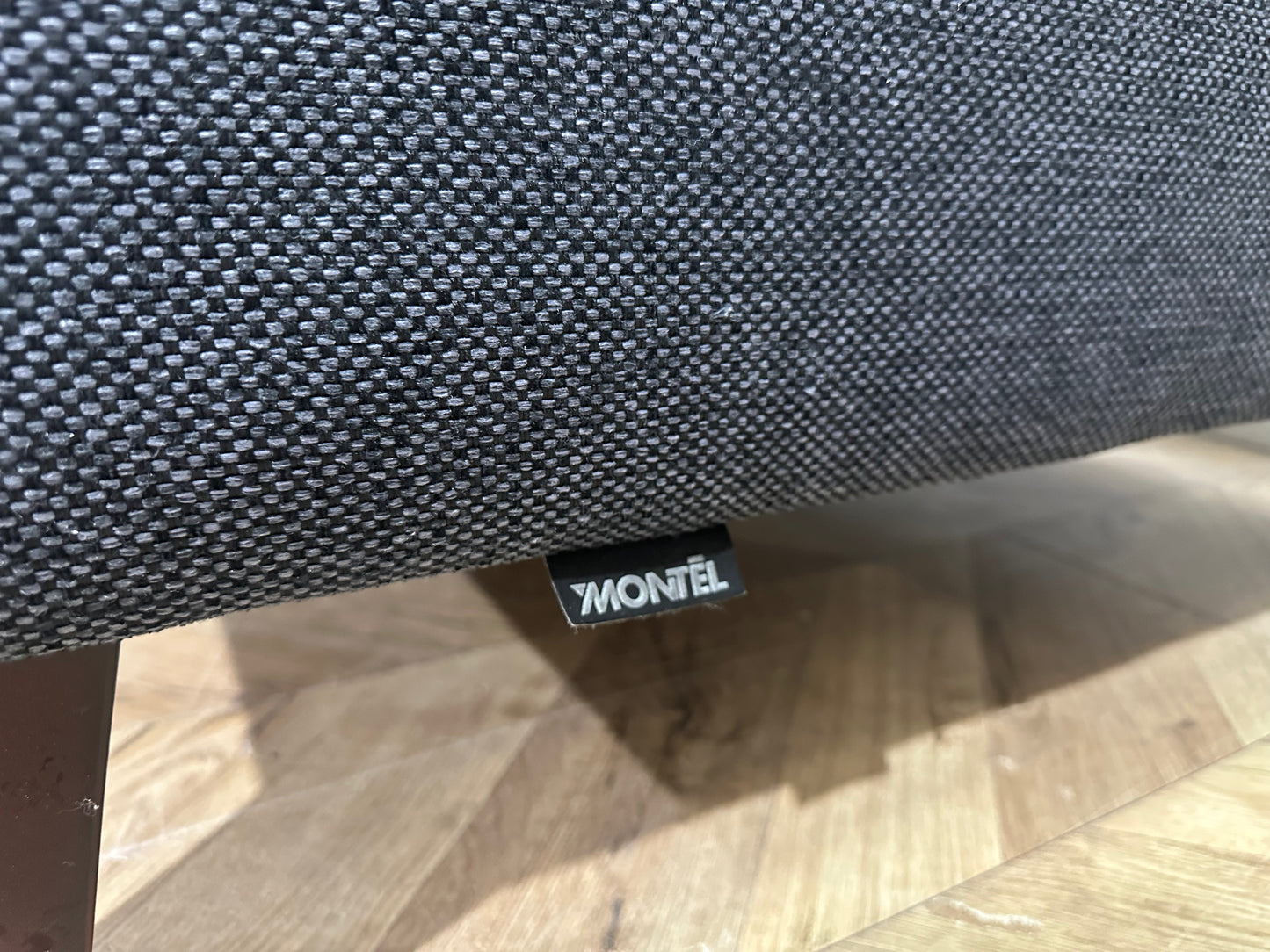 Montèl Donker Blauwe Hoekbank ~ Vaste Kussens