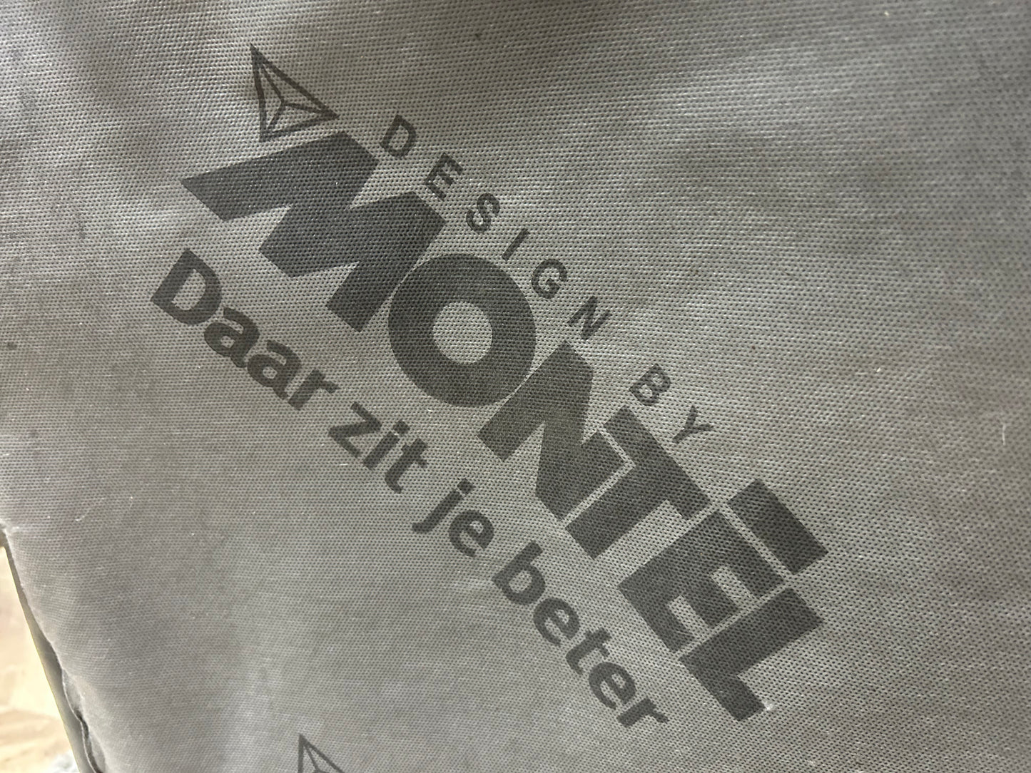 Montèl Grijze Echt Lederen 2,5 Zits Bank Inc Hocker