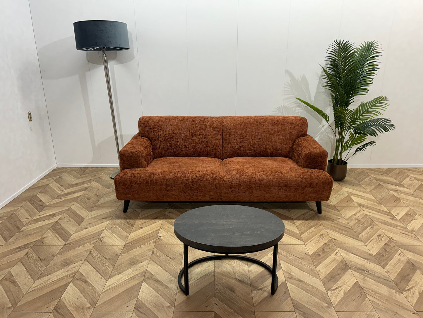 !Showroom Model! Cognac Bruine 2,5-Zits Bank