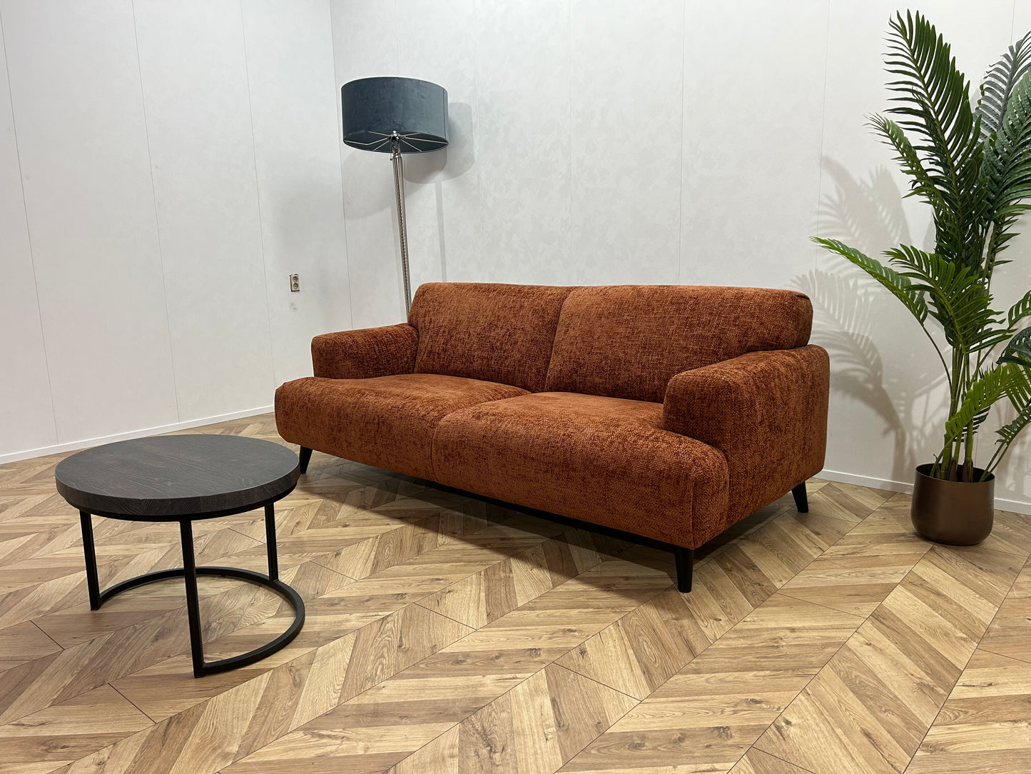 !Showroom Model! Cognac Bruine 2,5-Zits Bank