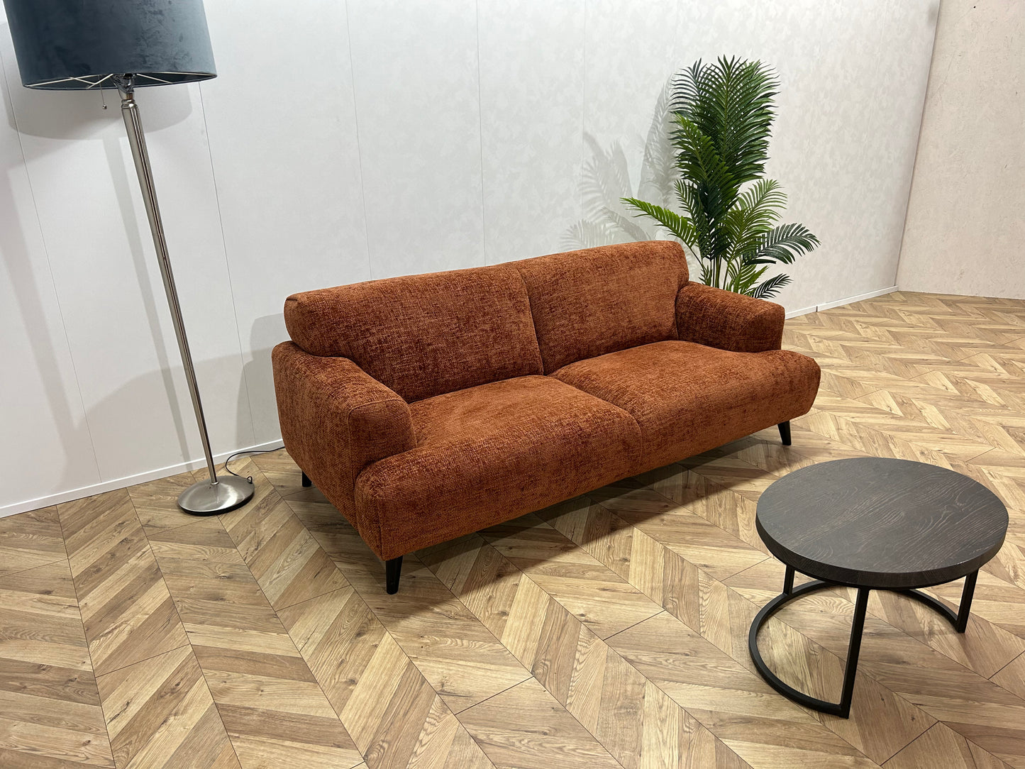 !Showroom Model! Cognac Bruine 2,5-Zits Bank