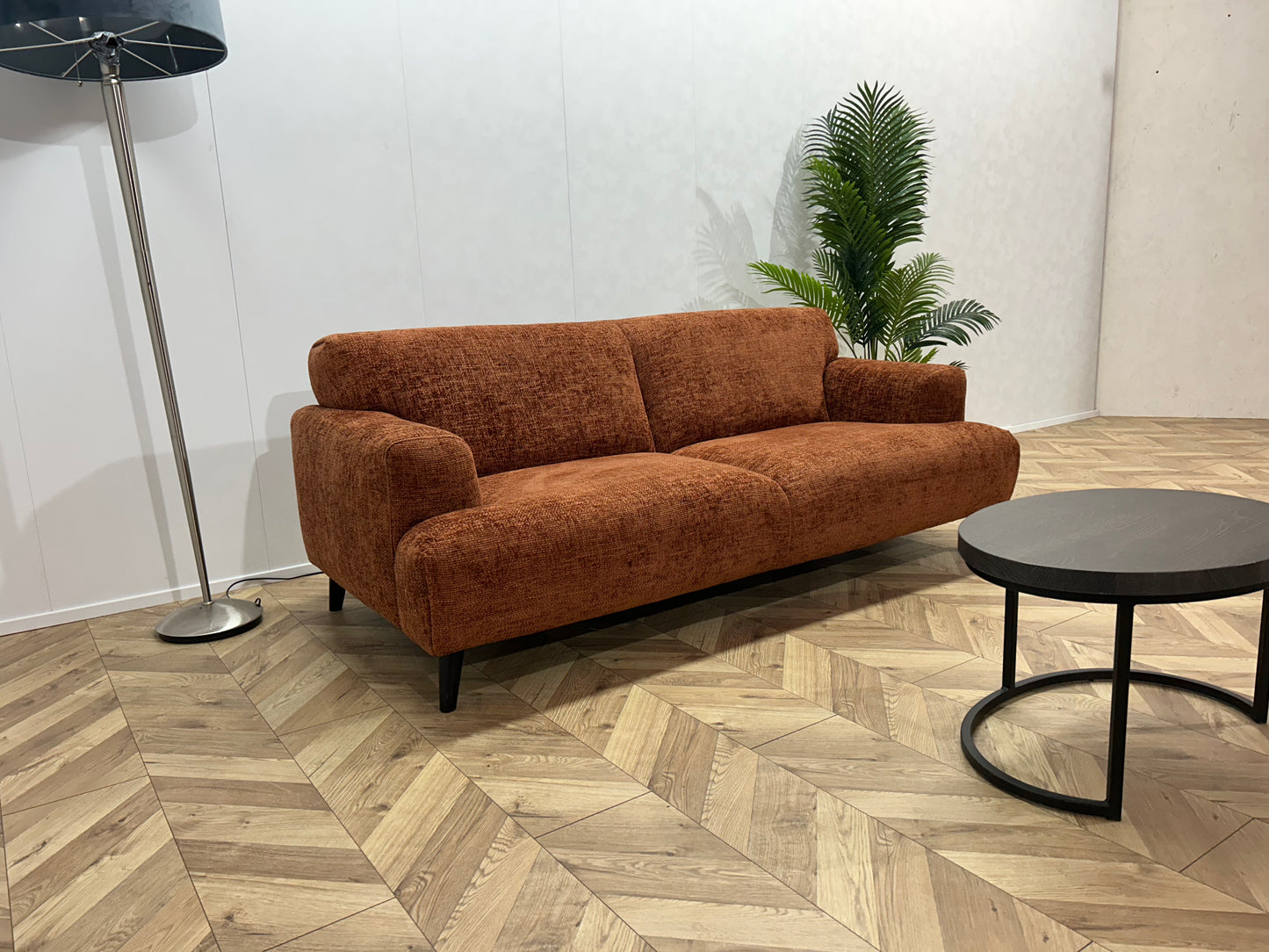 !Showroom Model! Cognac Bruine 2,5-Zits Bank