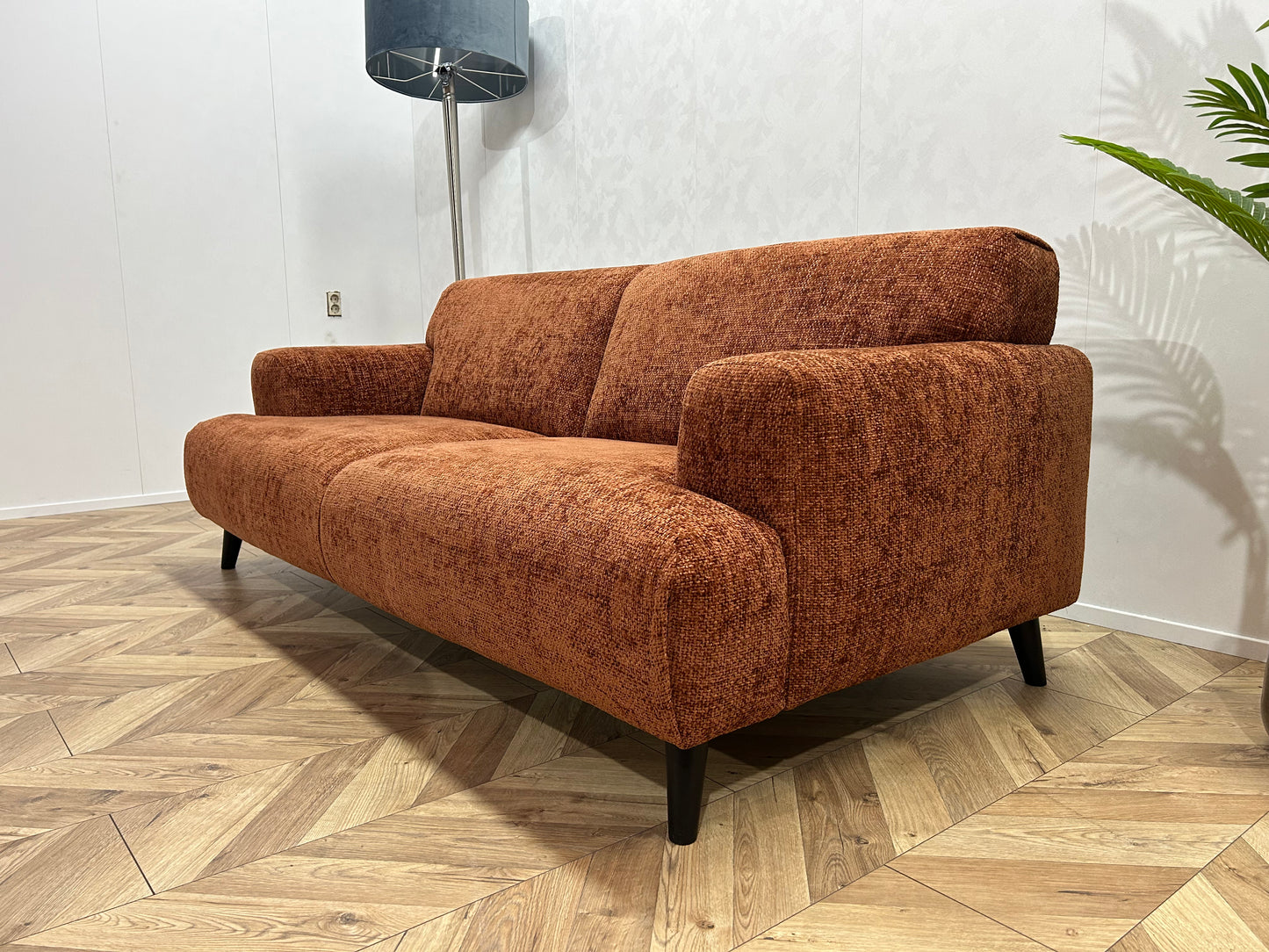 !Showroom Model! Cognac Bruine 2,5-Zits Bank