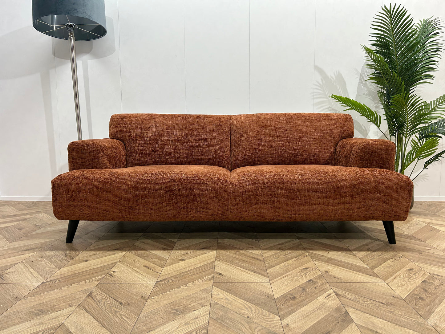 !Showroom Model! Cognac Bruine 2,5-Zits Bank