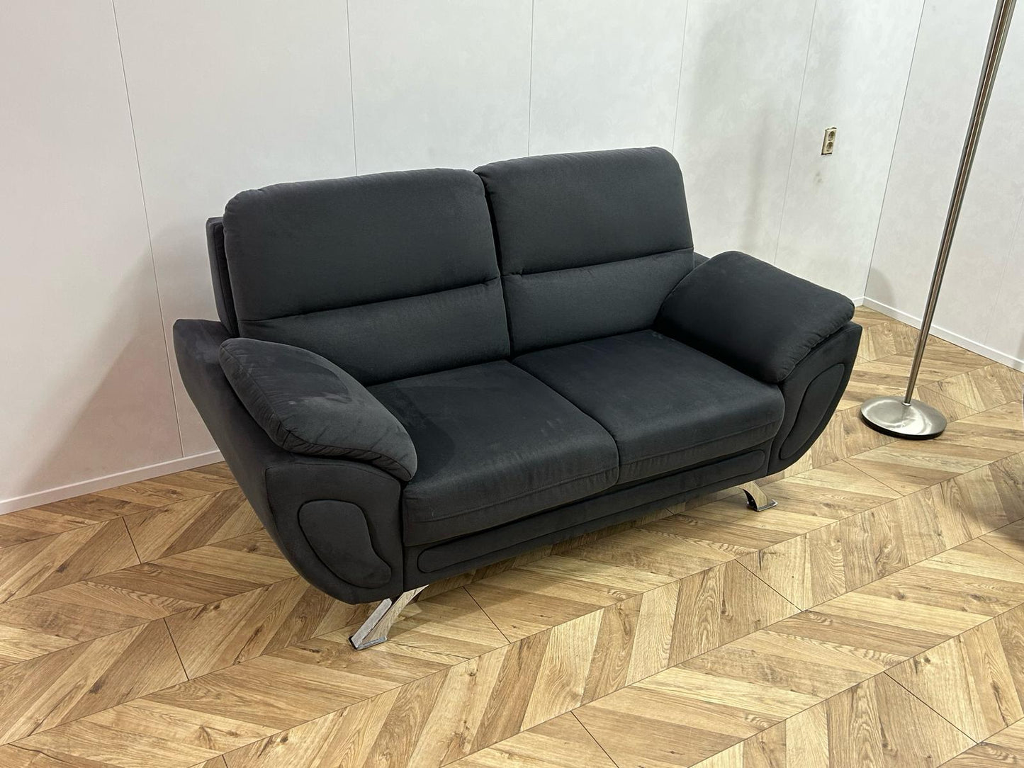 Antraciet Banken Set ~ Vaste Kussens