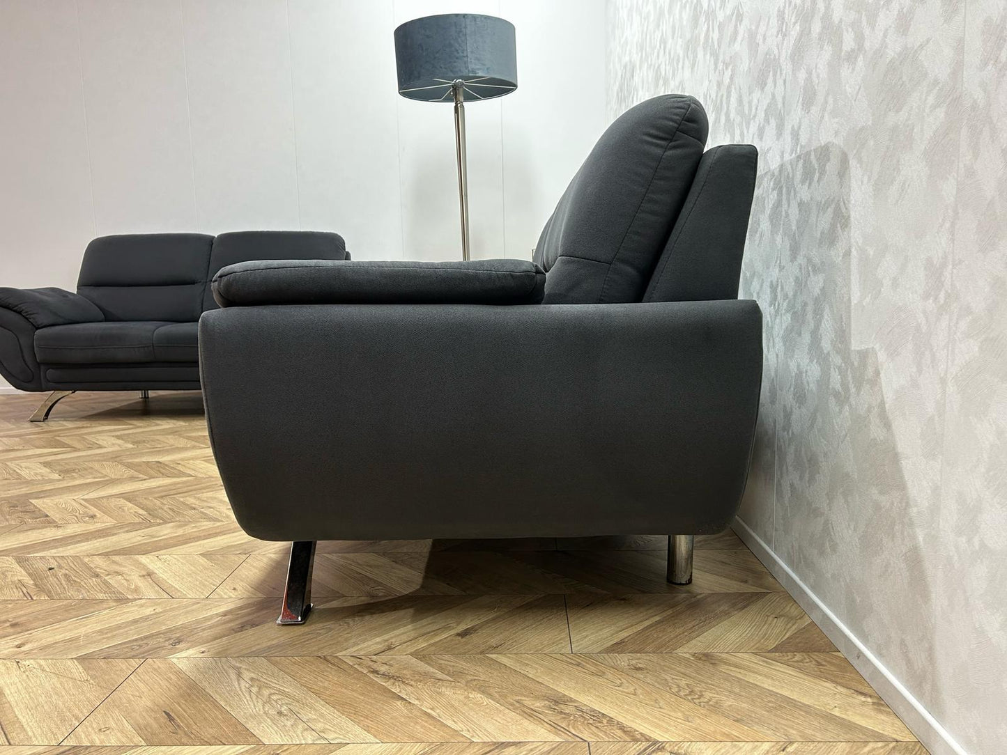 Antraciet Banken Set ~ Vaste Kussens