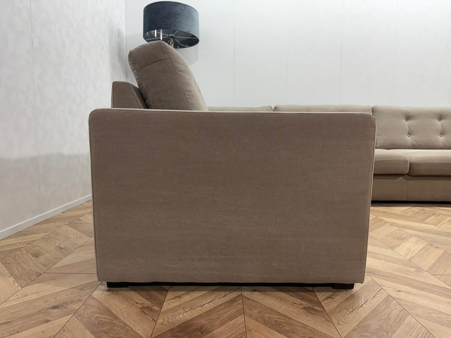 Urban Sofa Licht Grijze Hoekbank ~ Losse Kussens Met Afneembare Hoezen