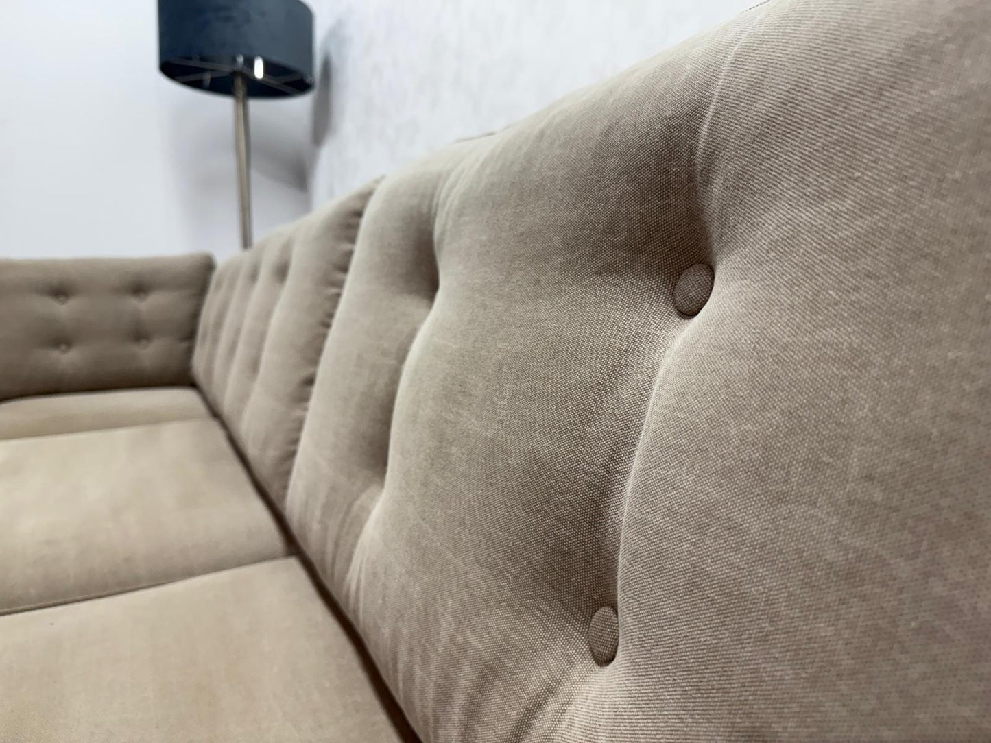 Urban Sofa Licht Grijze Hoekbank ~ Losse Kussens Met Afneembare Hoezen