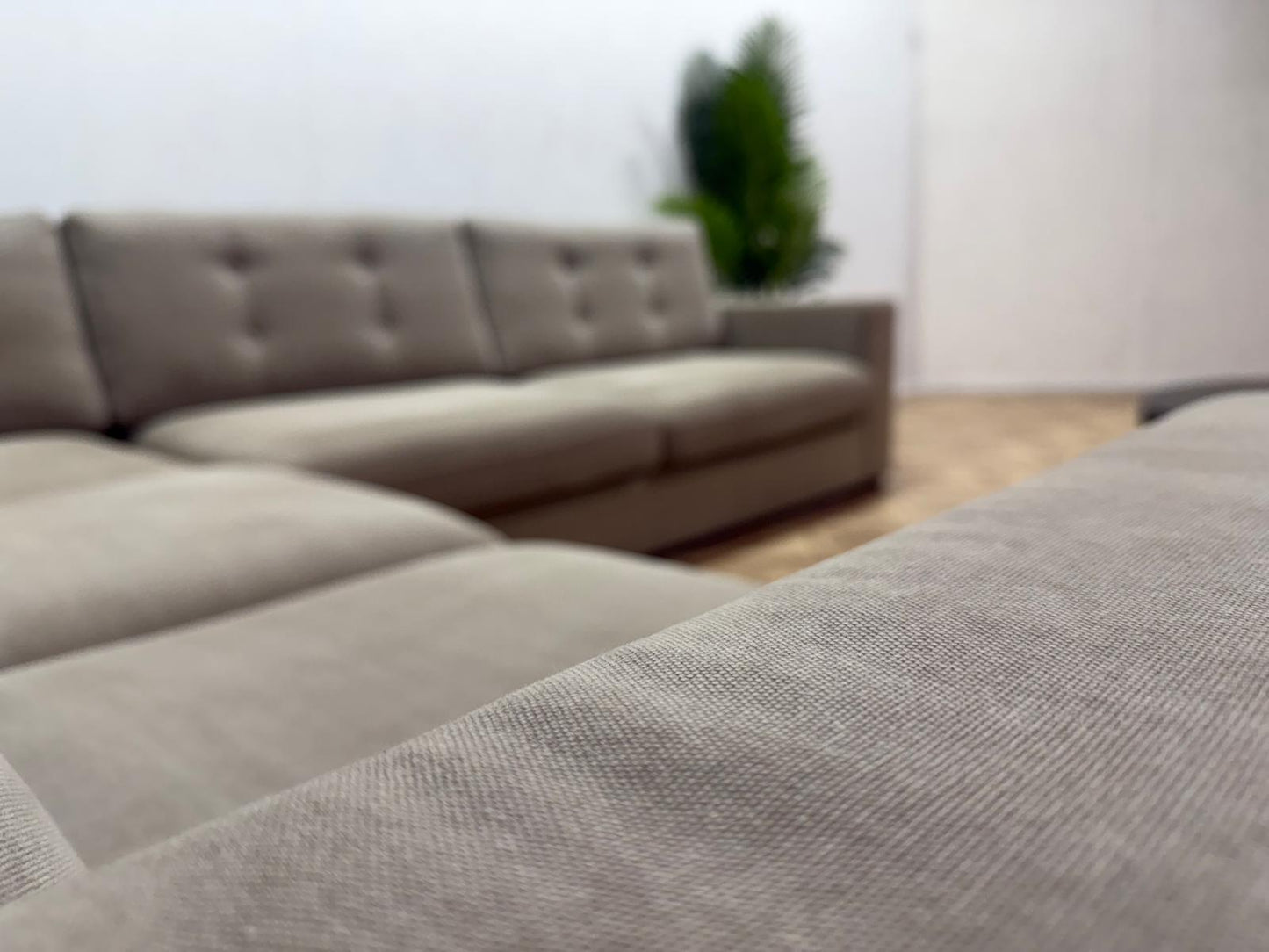 Urban Sofa Licht Grijze Hoekbank ~ Losse Kussens Met Afneembare Hoezen