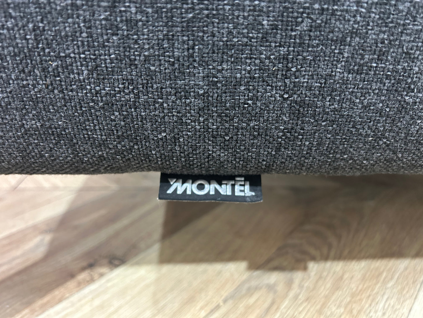 Montèl Antraciet Hoekbank ~ Vaste Kussens