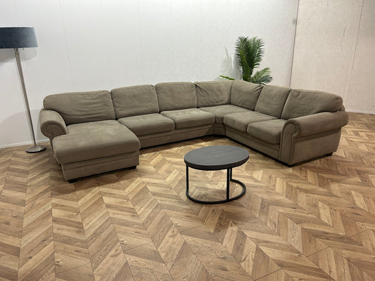 Beige Stoffen U Bank ~ Losse Kussens Met Afneembare Hoezen
