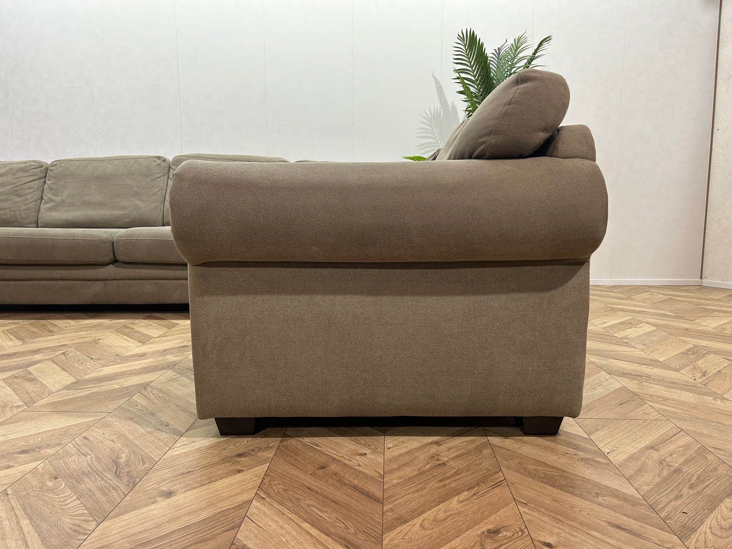 Beige Stoffen U Bank ~ Losse Kussens Met Afneembare Hoezen