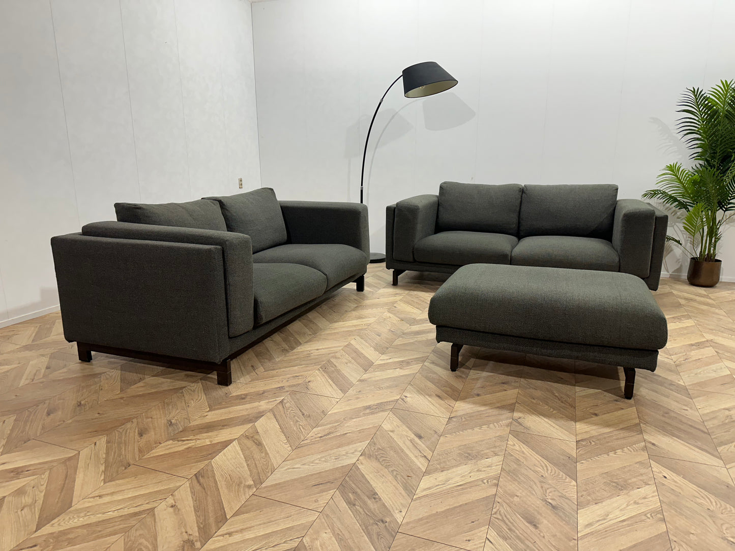 Antraciet Banken Set ~ Losse Kussens Met Afneembare Hoezen