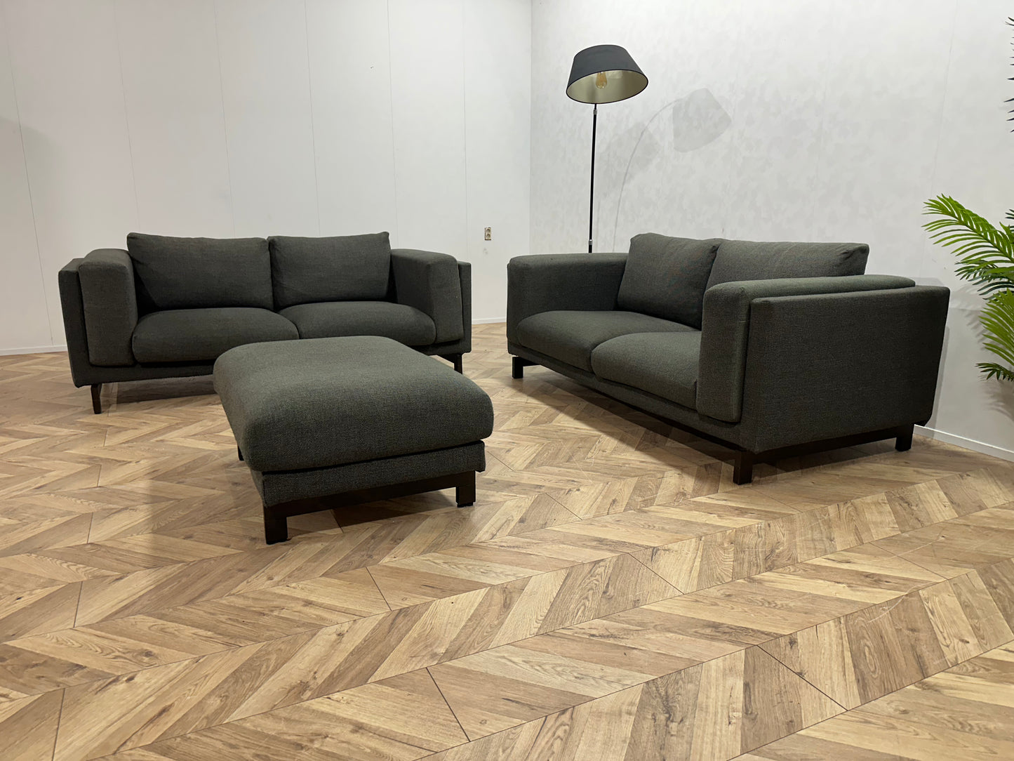 Antraciet Banken Set ~ Losse Kussens Met Afneembare Hoezen