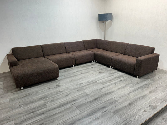 Bruine U Bank ~ Vaste Kussens