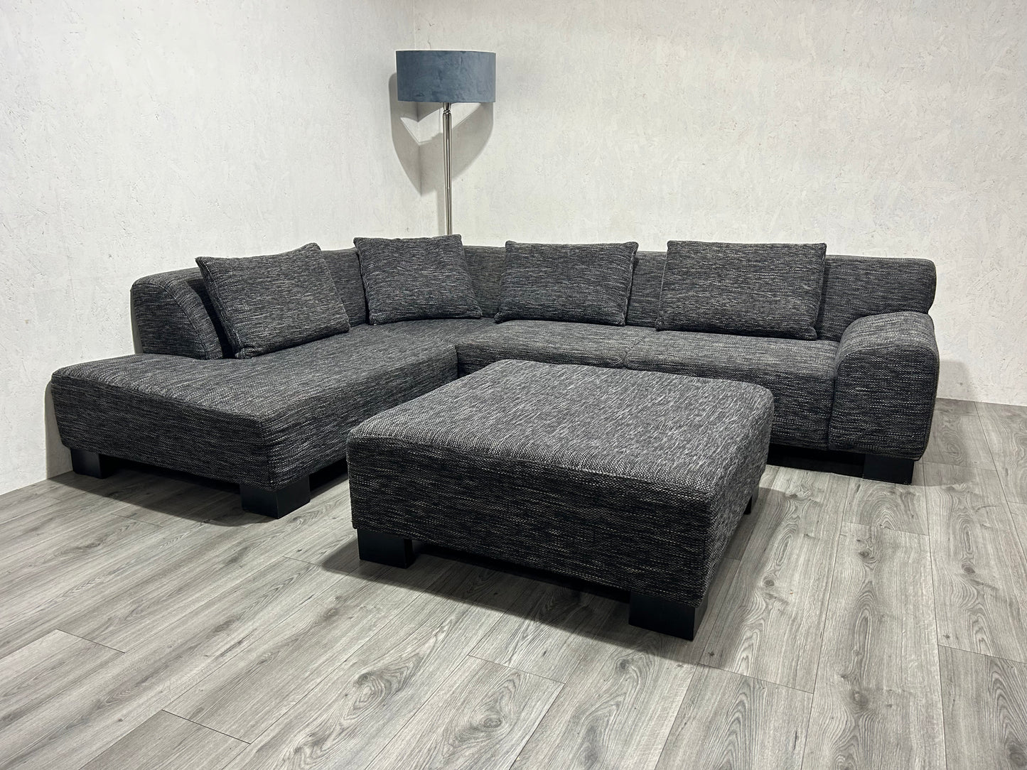 Antraciet Hoekbank Inc. Hocker