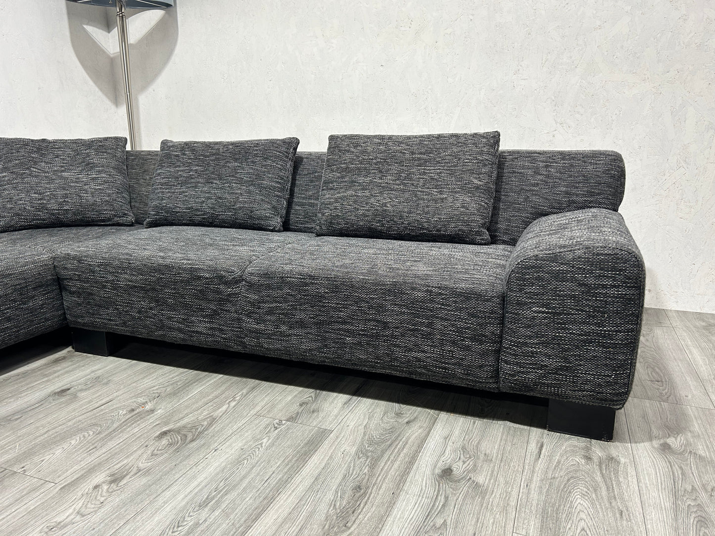 Antraciet Hoekbank Inc. Hocker