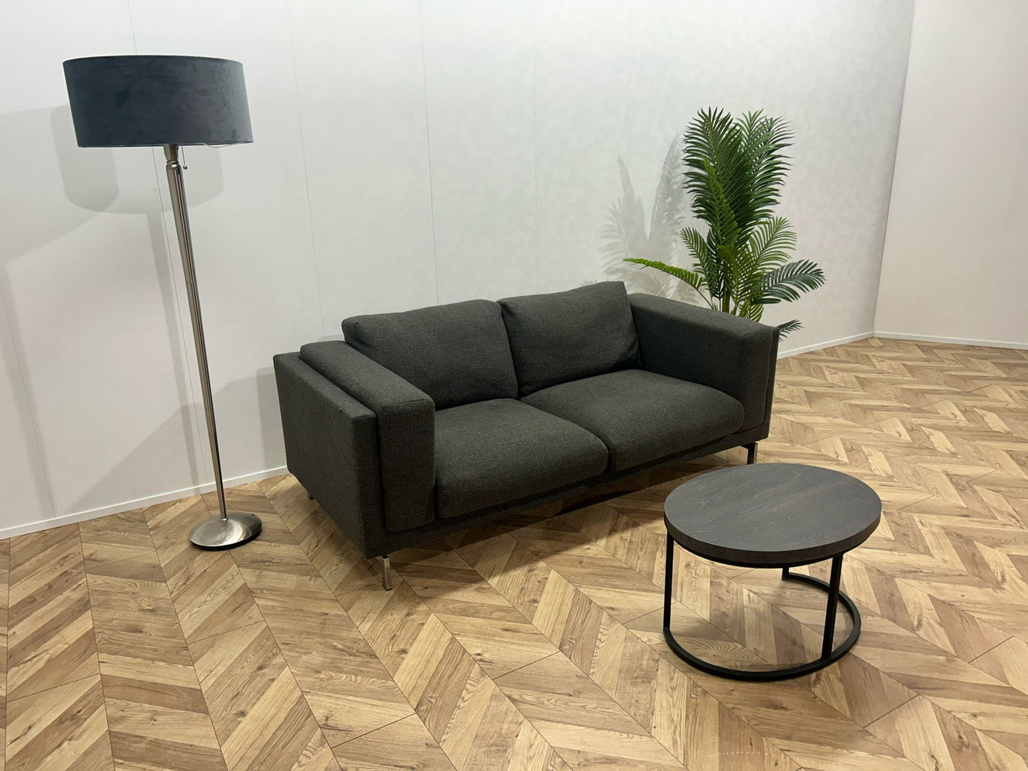 Antraciet 2,5-Zits Bank ~ Losse Kussens Met Afneembare Hoezen